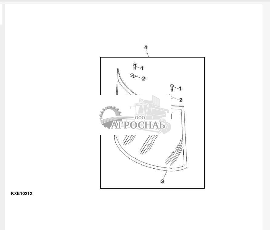 Комплект ветрового стекла, Китай 